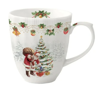 Porcelain mug 370 ml in color box NOSTALGIC
