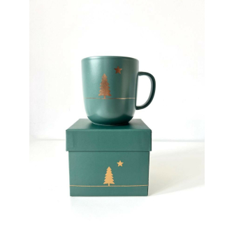 Czyste Złoto Kubek Porcelanowy w Ozdobnym Pudełku 400 ml