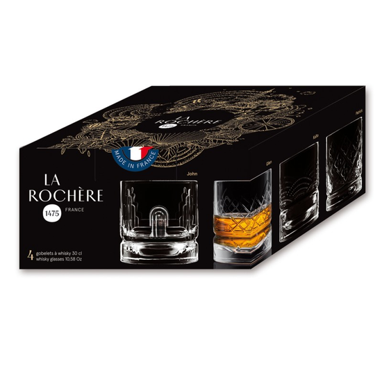 Dandy Szklanki do whisky 4 szt. 370 ml Dandy Szklanki do whisky 4 szt. 370 ml