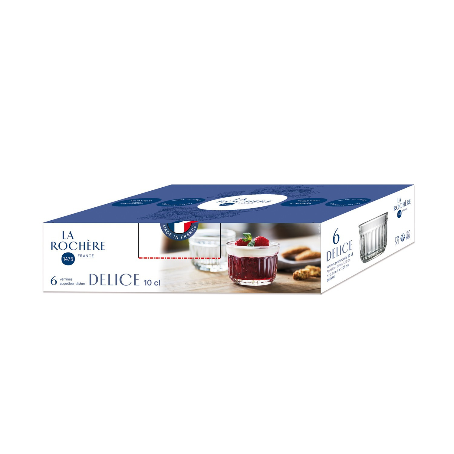 Delice Słoiczek deserowy mały 100 ml Delice Słoiczek deserowy mały 100 ml