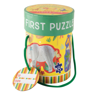 Dżungla Puzzle  dla Początkujących 4w1