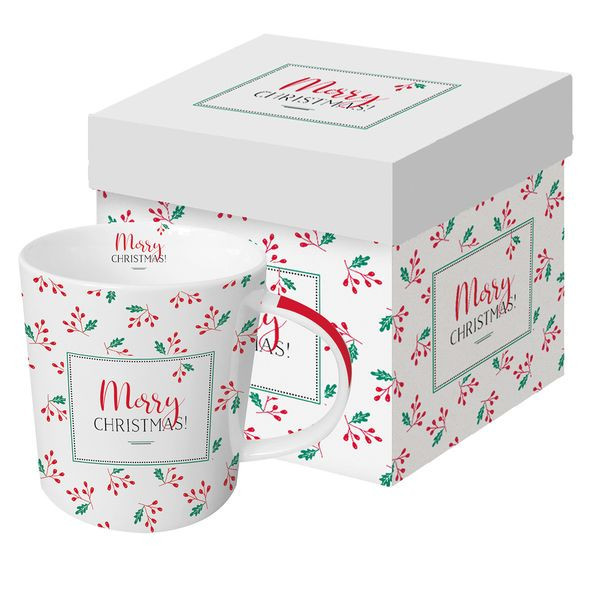 Jemioła Kubek Porcelanowy w Ozdobnym Pudełku 350 m Jemioła Kubek Porcelanowy w Ozdobnym Pudełku 350 m