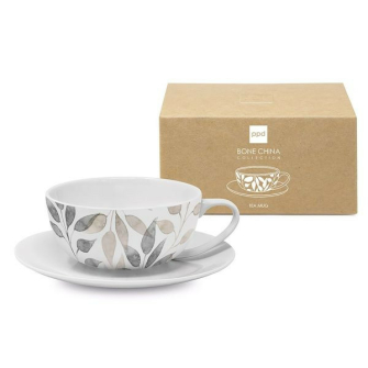 Liście Skandynawskie Kubek Porcelanowy 350 ml