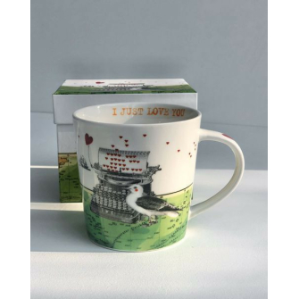 Love You Kubek Porcelanowy w Ozdobnym Pudełku 350 ml