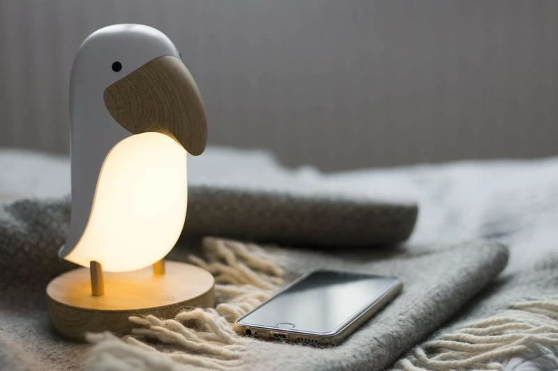Maskonur Lampka z Głośnikiem Biała Maskonur Lampka z Głośnikiem Biała