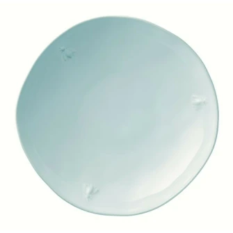 Pszczoła Talerz Głęboki Ceramiczny Błękitny
