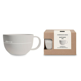Silence duża filiżanka - kubek Porcelanowy 550ml