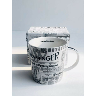 Wiadomości Kubek Porcelanowy w Ozdobnym Pudełku 350 ml