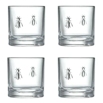 BEE WHISKY GLASS