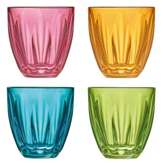SET/4 LILY TUMBLER 4 COLORS