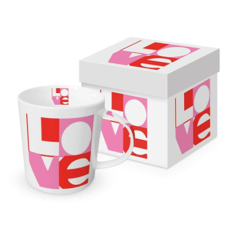 Love Graphic Kubek Porcelanowy w Ozdobnym Pudełku 400 ml