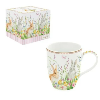 Wielkanoc – Kubek Porcelanowy w Ozdobnym Pudełku 350 ml