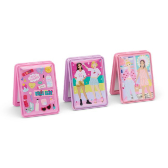 Box 12 lusterek kieszonkowych (mix 3 wzorów) - Fashion Friends